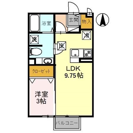 グリーンハイツ 間取り図