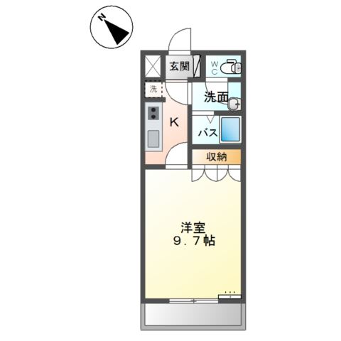 キャトルレーヴ 間取り図