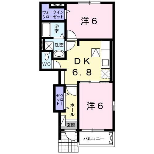 ステラル－チェＢ 間取り図