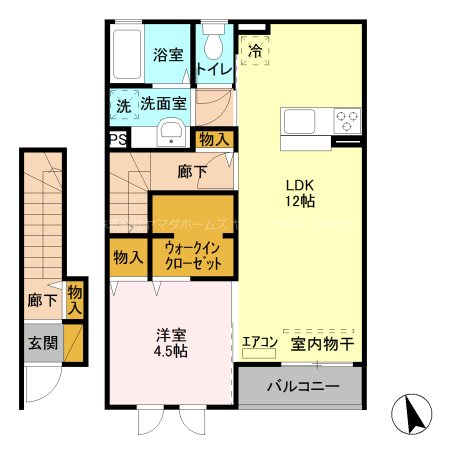 カーサ　フェリシア 間取り図