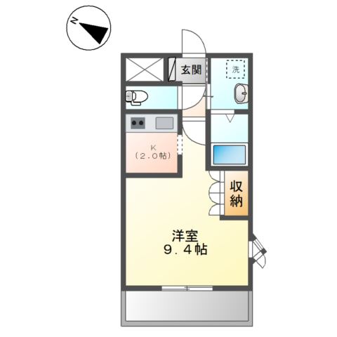 ウイング　ベル 間取り図