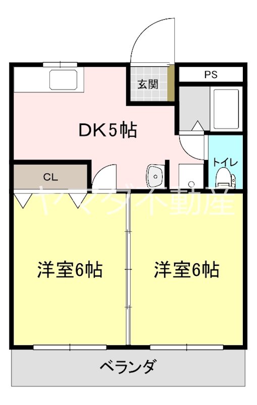 塚田ハイツ 間取り図