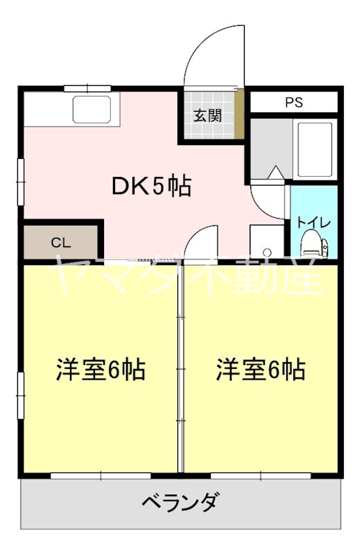 塚田ハイツ 間取り図