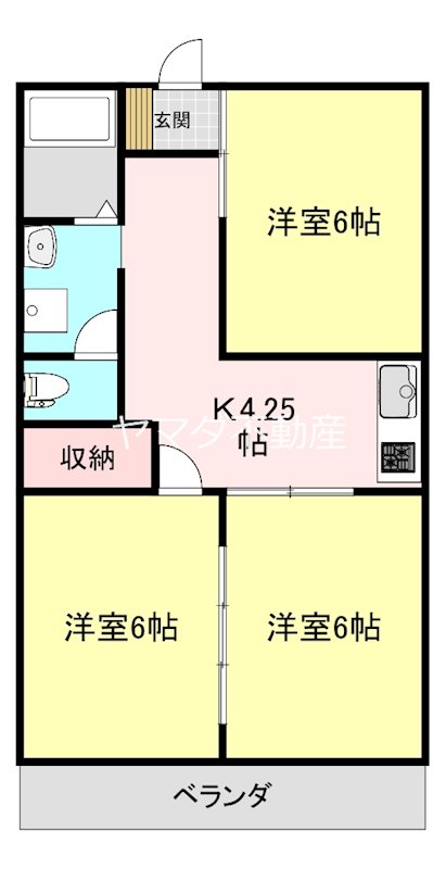 チェルシーⅡ 間取り図