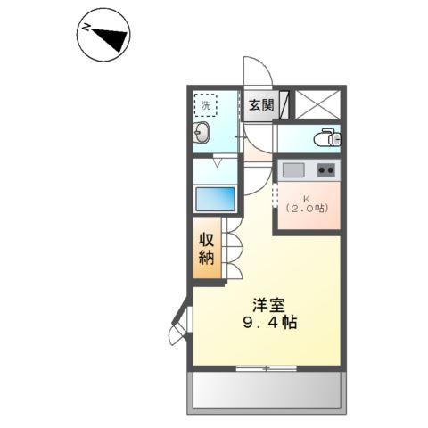 ウイング　ベル 間取り図