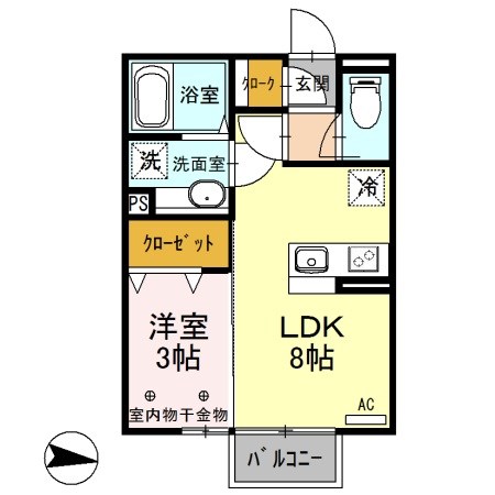 サニーコート高崎 間取り図