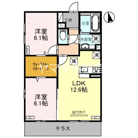 セラヴィ南町 間取り図