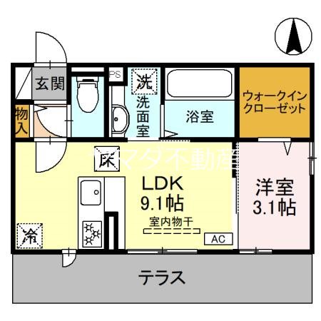 D-ROOM南町3丁目 間取り図