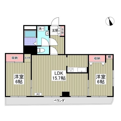 城東グランドレジデンス 間取り図