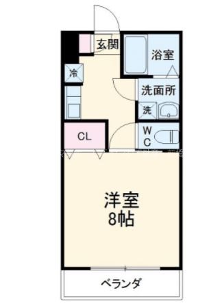 MIKIハイツ２　D 間取り図