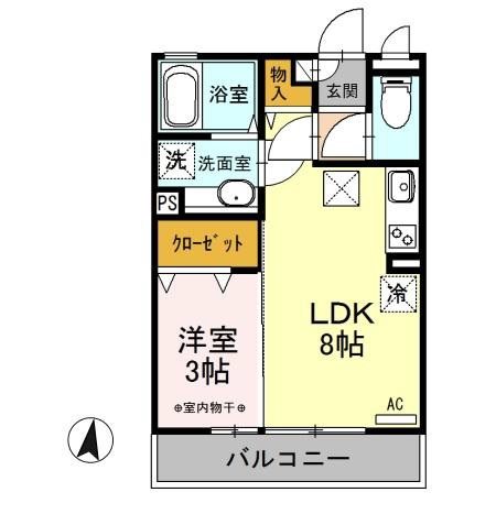 マリオーネ八千代 間取り図