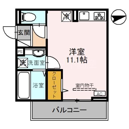 D-ROOM 文京町 間取り図