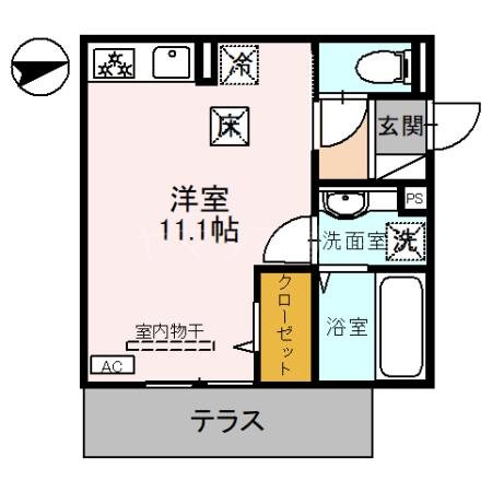 D-ROOM 文京町 間取り図