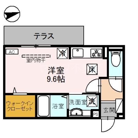 D-ROOM 文京町 間取り図