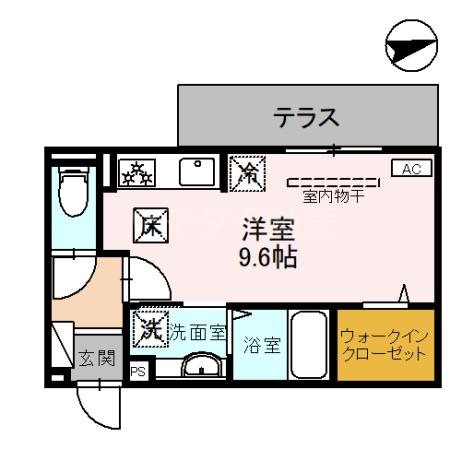 D-ROOM 文京町 間取り図