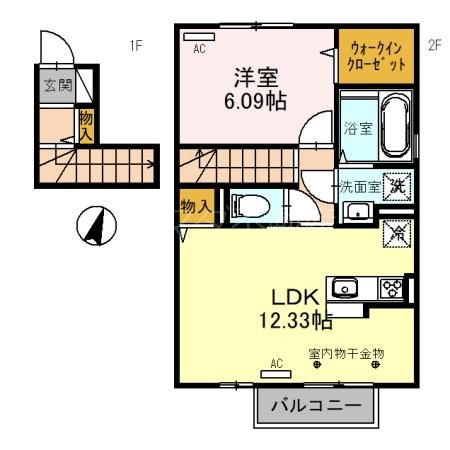 PRESTIGE 間取り図