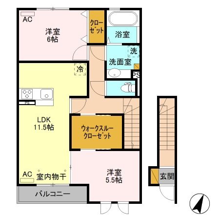 カーサウエルタ 間取り図