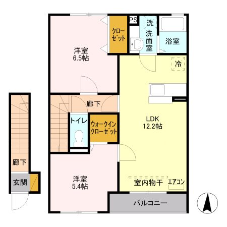 メゾンドボヌール 間取り図
