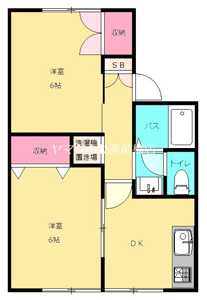 ハイネス林 間取り図