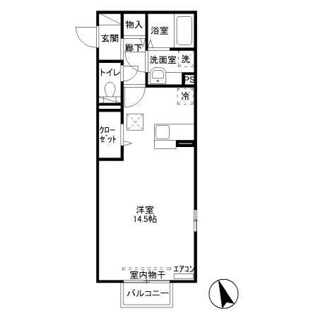 modishⅡ 間取り図