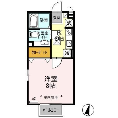 グローリアB 間取り図