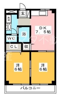 フォレスト江田 間取り図