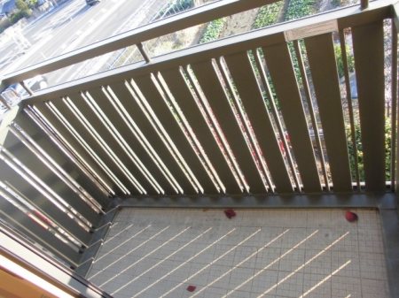 グリーンハイムA・B ベランダ