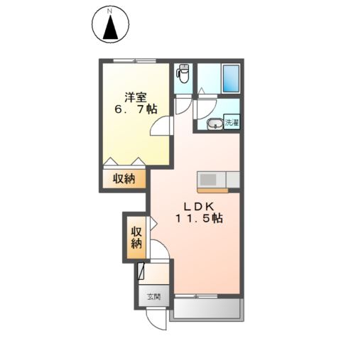 グリーンコート 間取り図