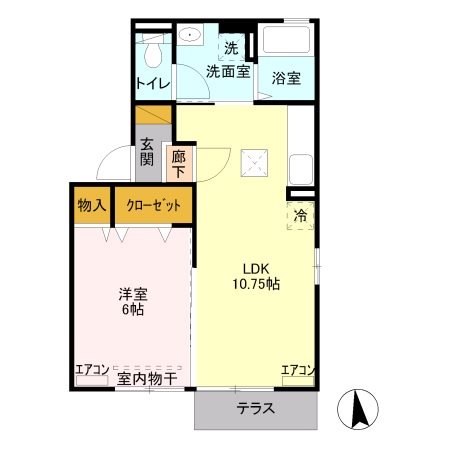 ルミナス・オリエンタルコート 間取り図