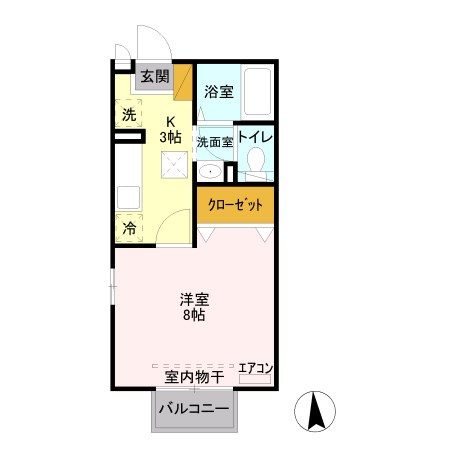 アンジェリーク 間取り図