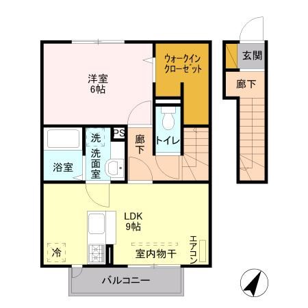 クレール荒牧 間取り図