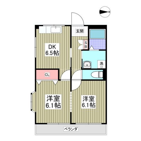 第五サンライフ大嶋 間取り図