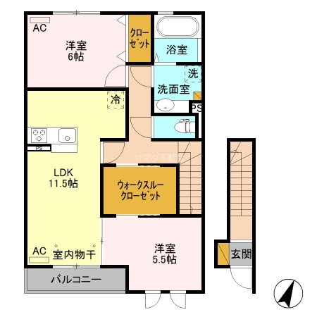 カーサウエルタ 間取り図