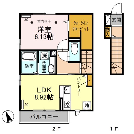 セプトガーデン井野町 間取り図