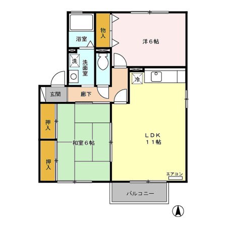 レフィナード・セン 間取り図