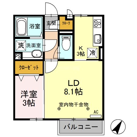 シャトレグラン 間取り図