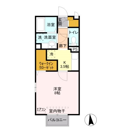 サンボナール下中居 間取り図