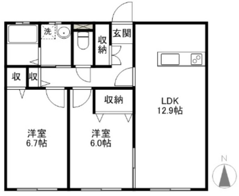 フィオーレ 間取り図