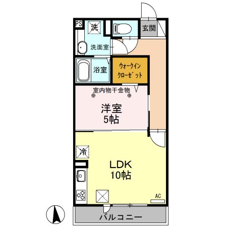 リビオンＨ＆ＭⅡ 間取り図