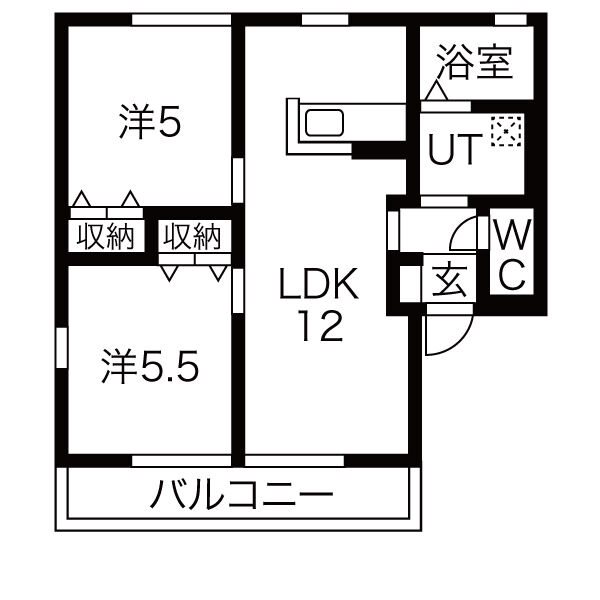 レトアフリーゼ 間取り図