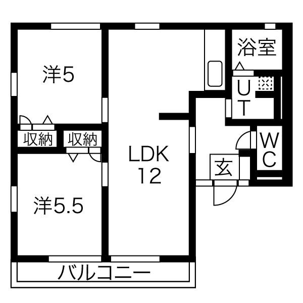 レトアフリーゼ 間取り図