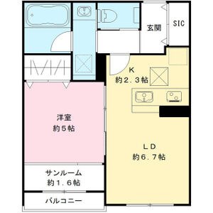 総社Mアネックス 間取り図