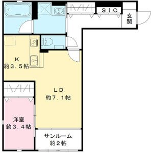 総社Mアネックス 間取り図