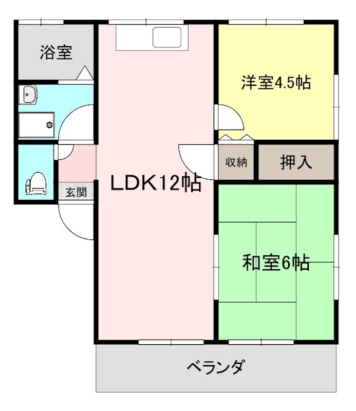 レトア中村 間取り図