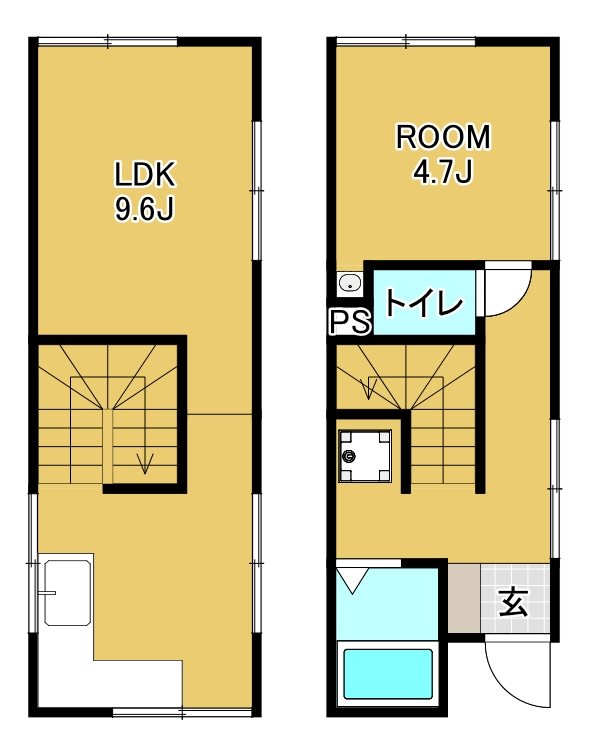 本町ハイツ 間取り図