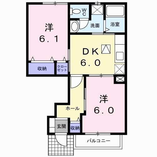 グリーンヒルズ 間取り図