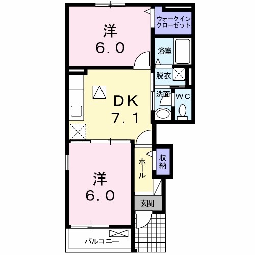 Ｔｏｗｎ　ＰｏＰｏ　タンポポⅡ 間取り図