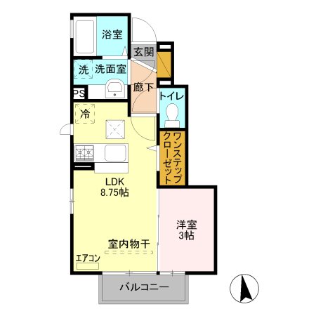 アムールＣ 間取り図