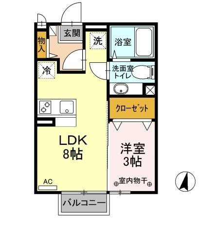 グローリアC  間取り図