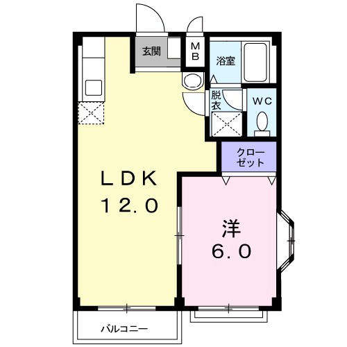 コーポオノザワ 間取り図